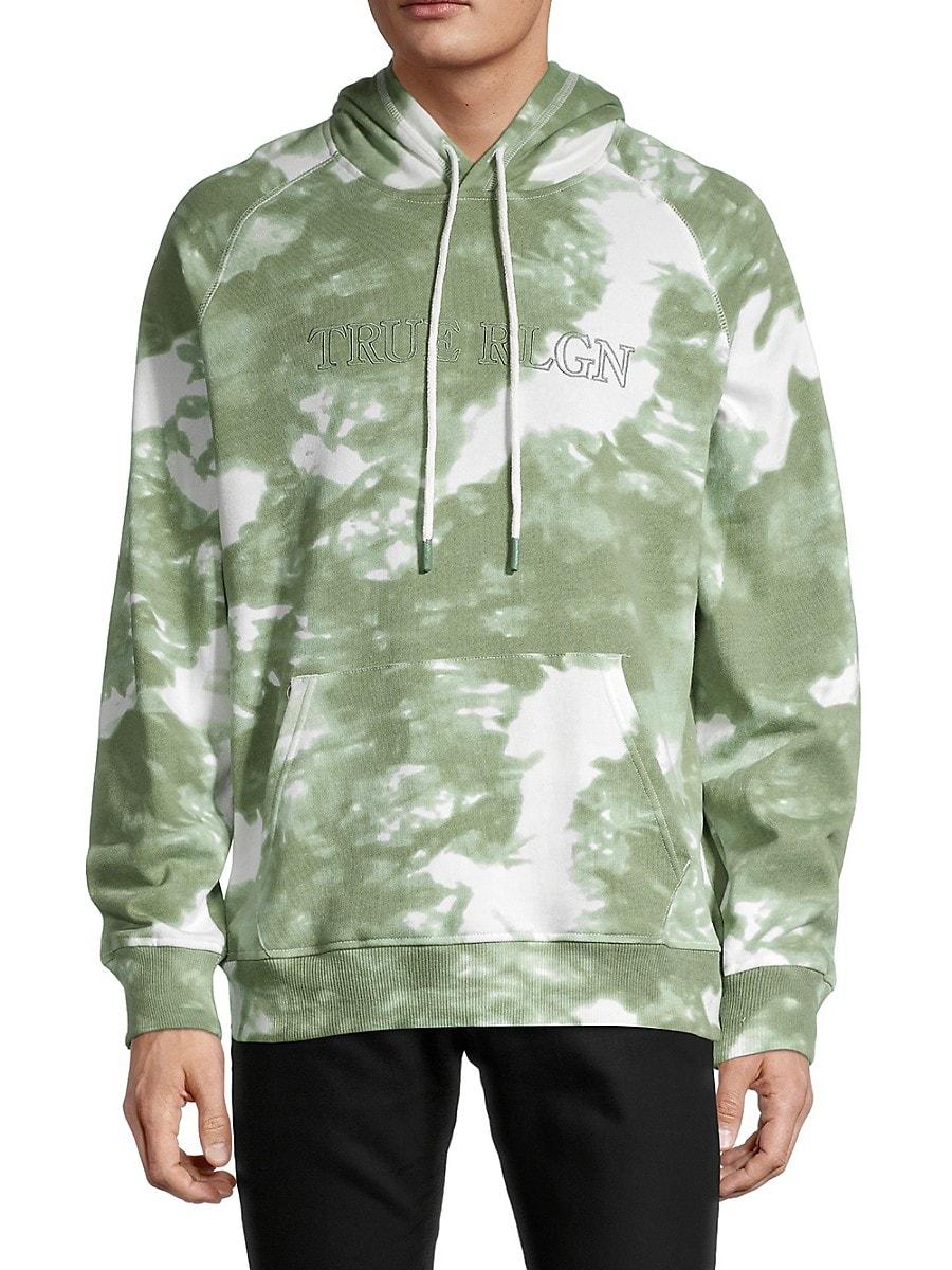 Cotton Blotchy Tie-dye Hoodie 