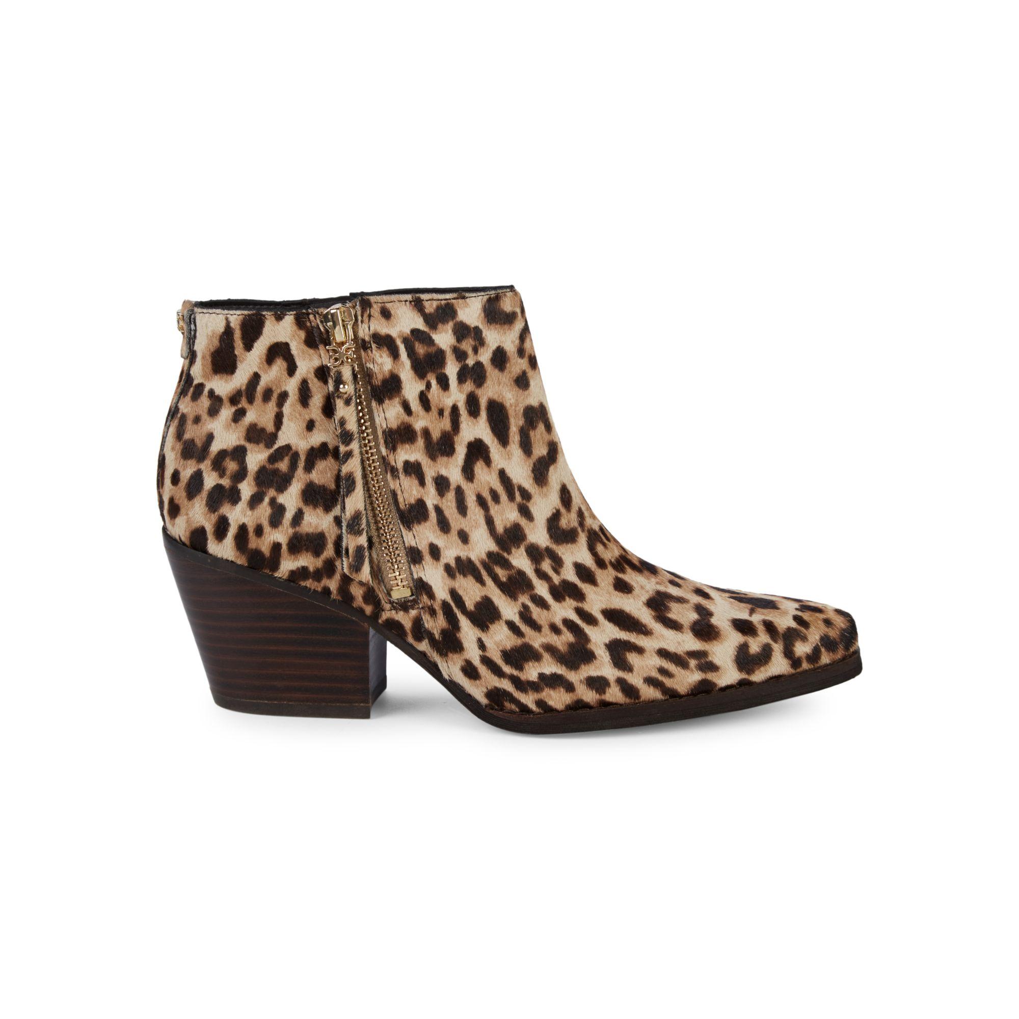 walden genuine calf hair bootie