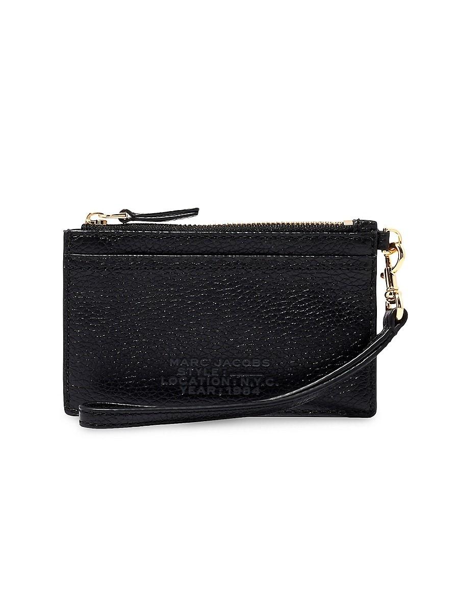 Marc Jacobs The Top Zip Wristlet Wallet in Black | Lyst