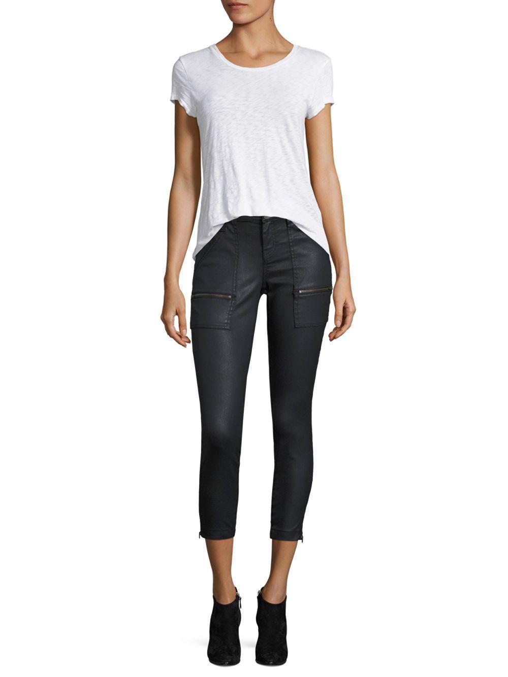 Joie Denim Park B Coated Skinny Jeans 