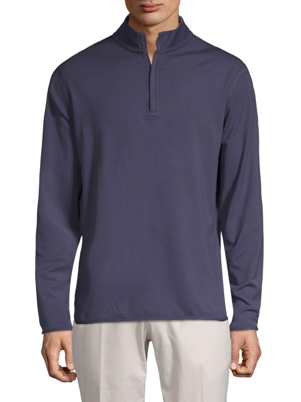 peter millar half zip sweater