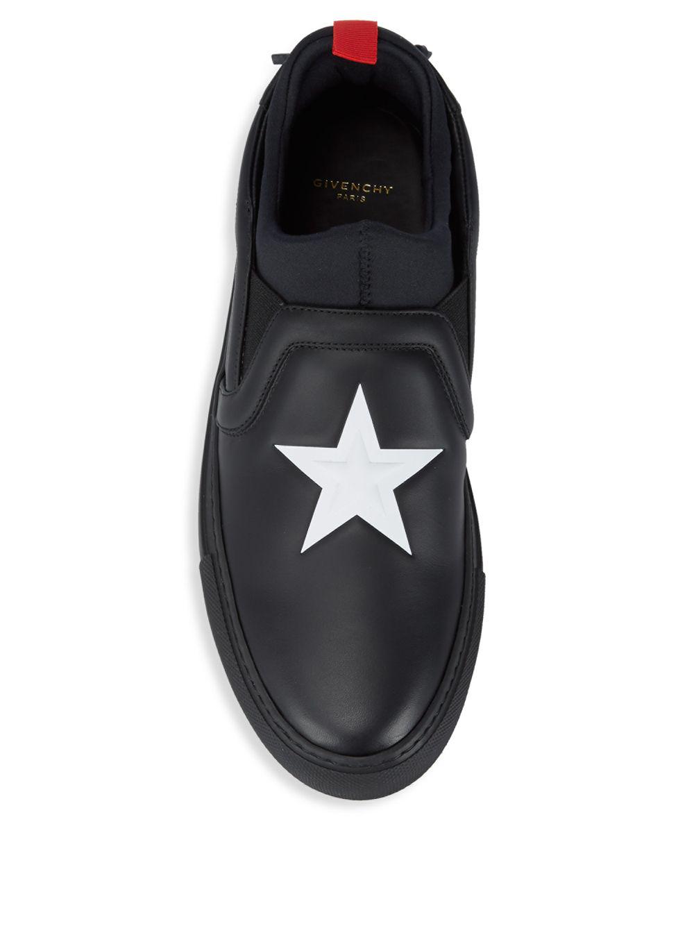 Givenchy Star Slip-on Sneakers in Black for Men | Lyst