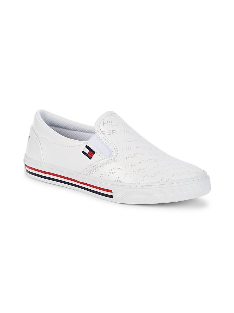 Tommy Hilfiger Synthetic Lezari Low-cut Slip-on Sneakers in White | Lyst