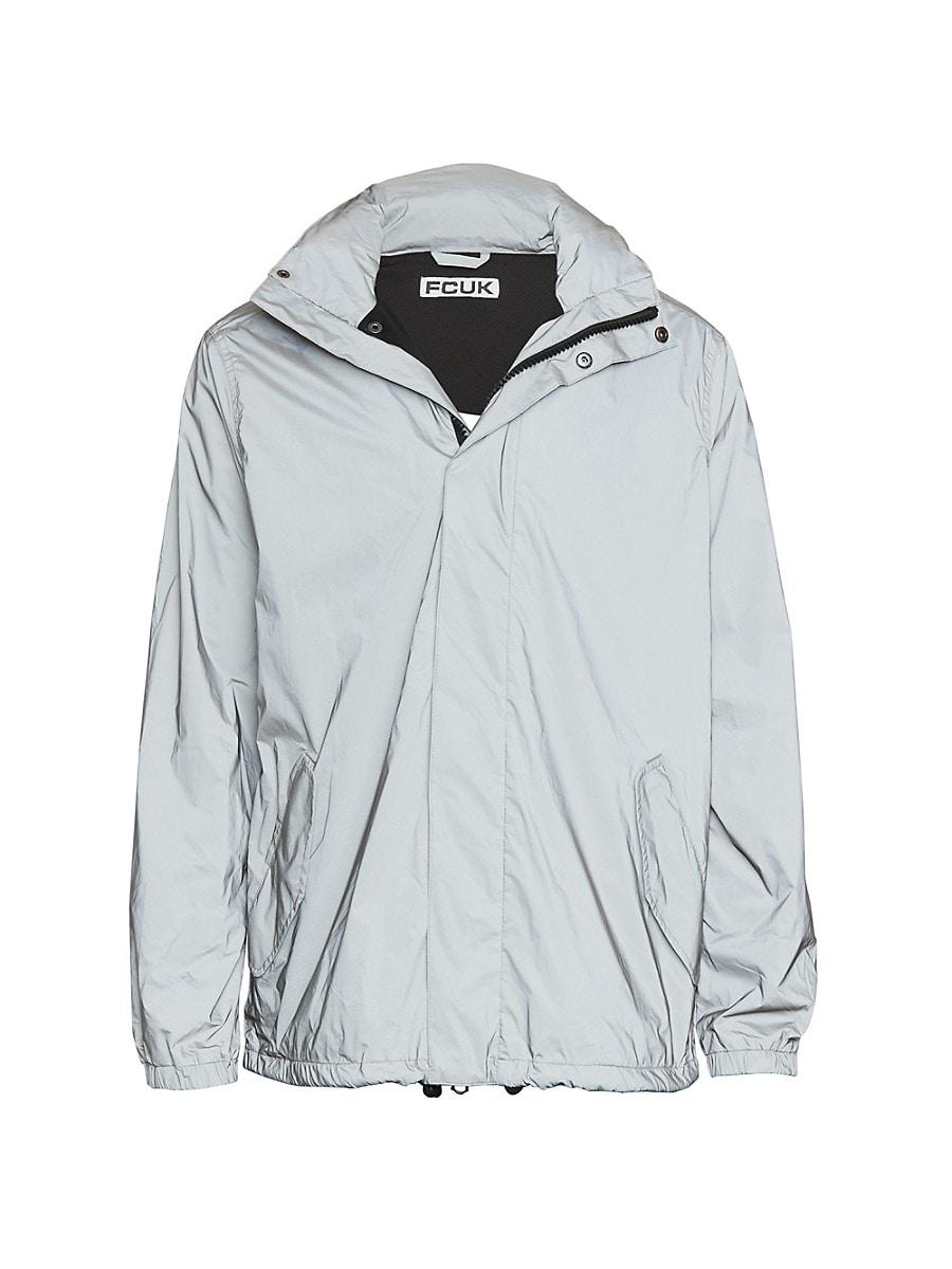 mens grey reflective jacket