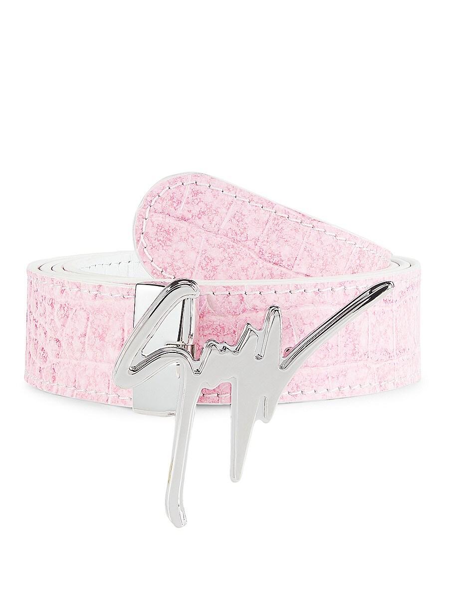 Giuseppe Zanotti Croc-embossed Leather 