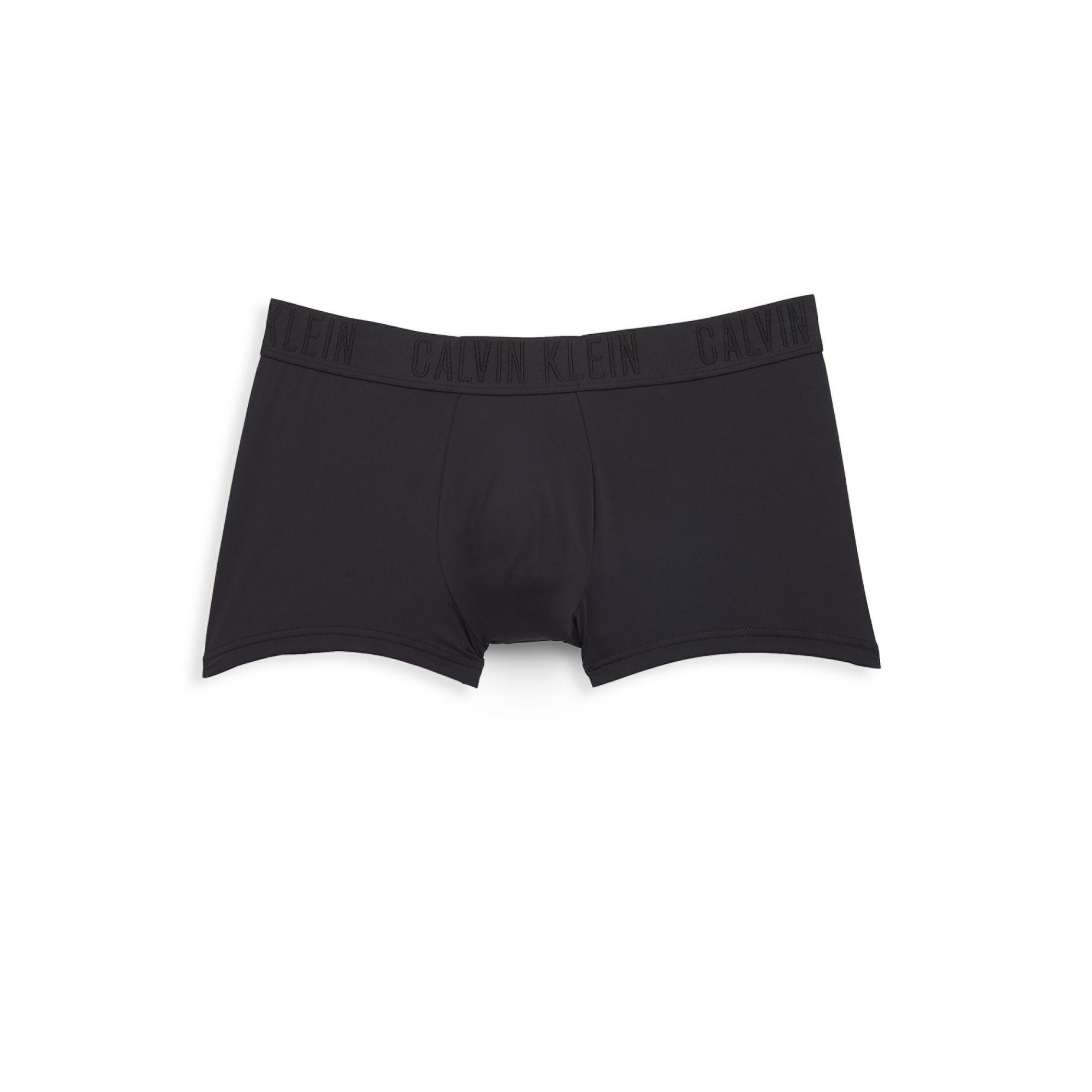 Calvin Klein Synthetic Ck Black Micro Lowrise Trunks for Men Lyst