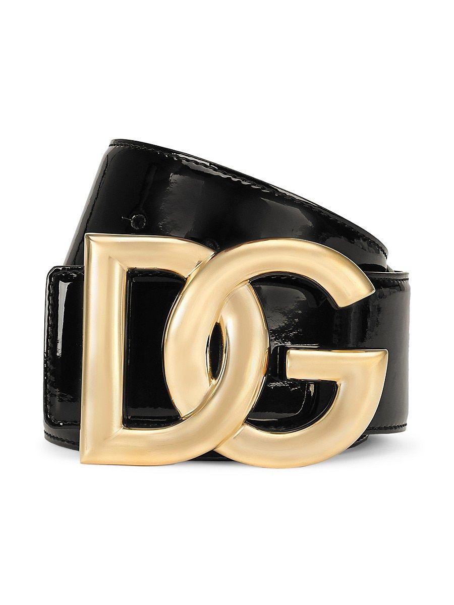 Belt With Crossed Dg Logo