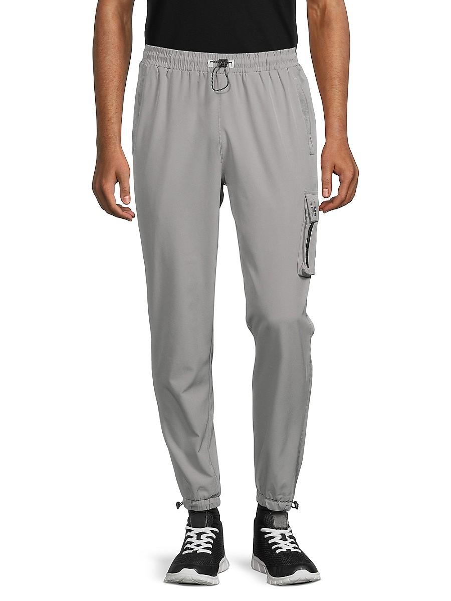 Spyder Stretch Woven Joggers in Grey for Men