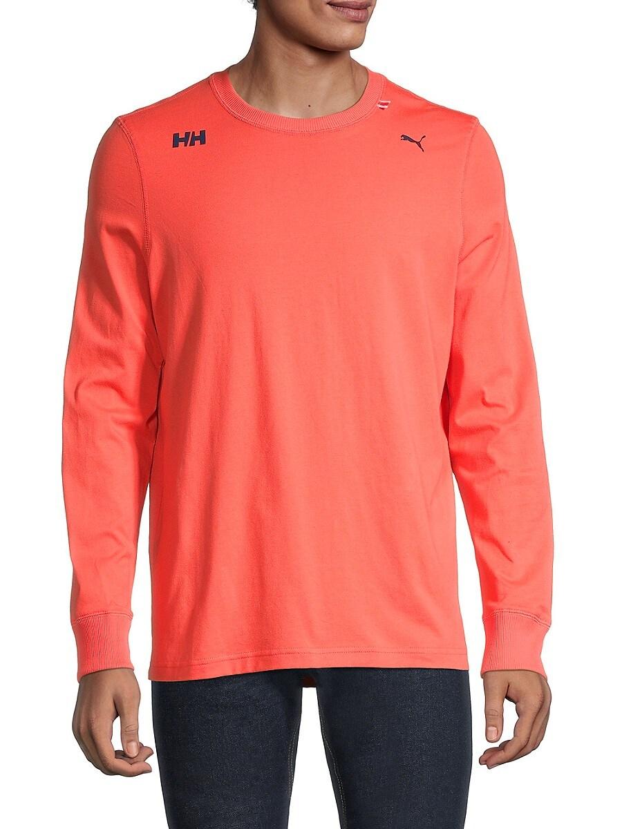 PUMA X Helly Hansen Long-sleeve T-shirt in Orange for Men - Save 34% | Lyst