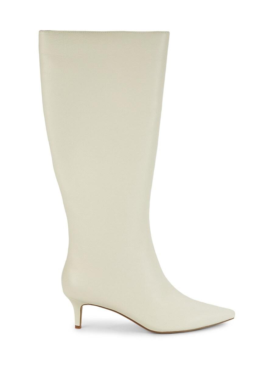 saks white boots