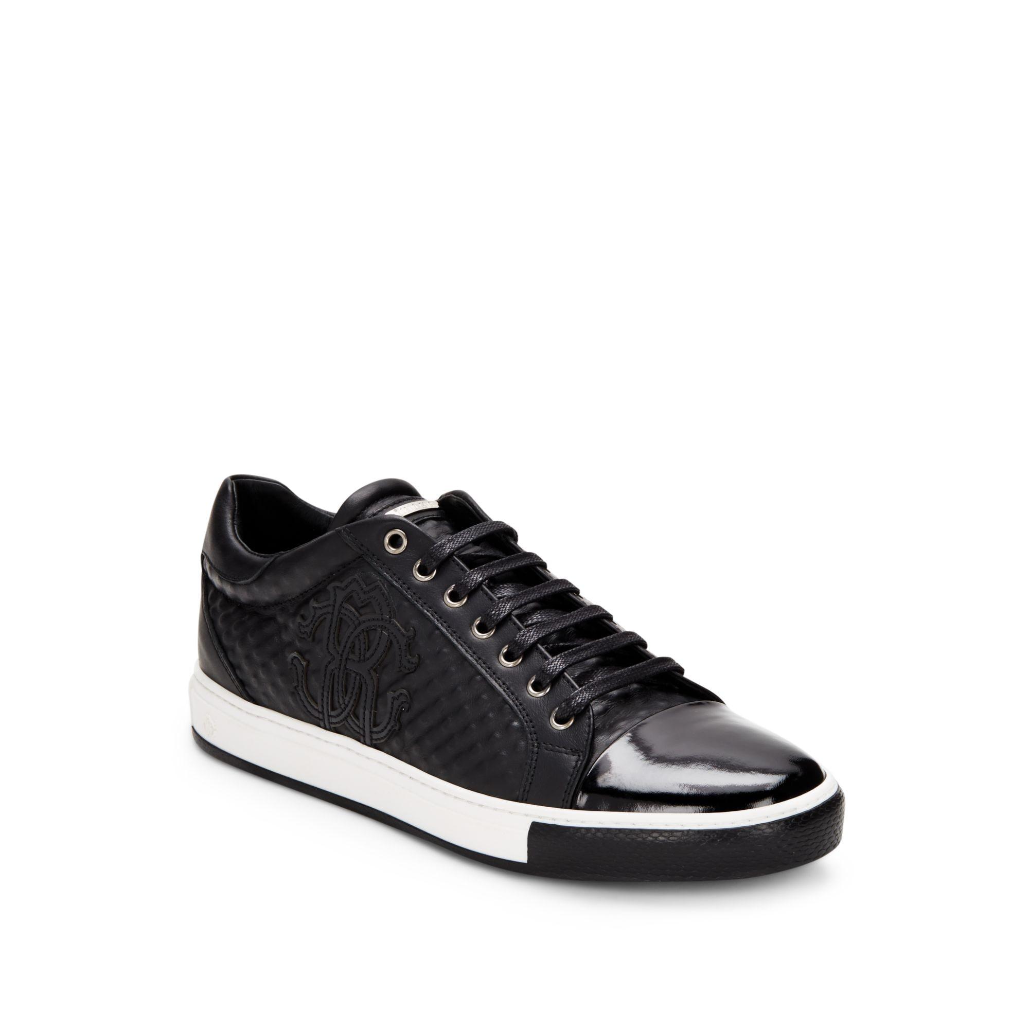 leather lace up sneakers