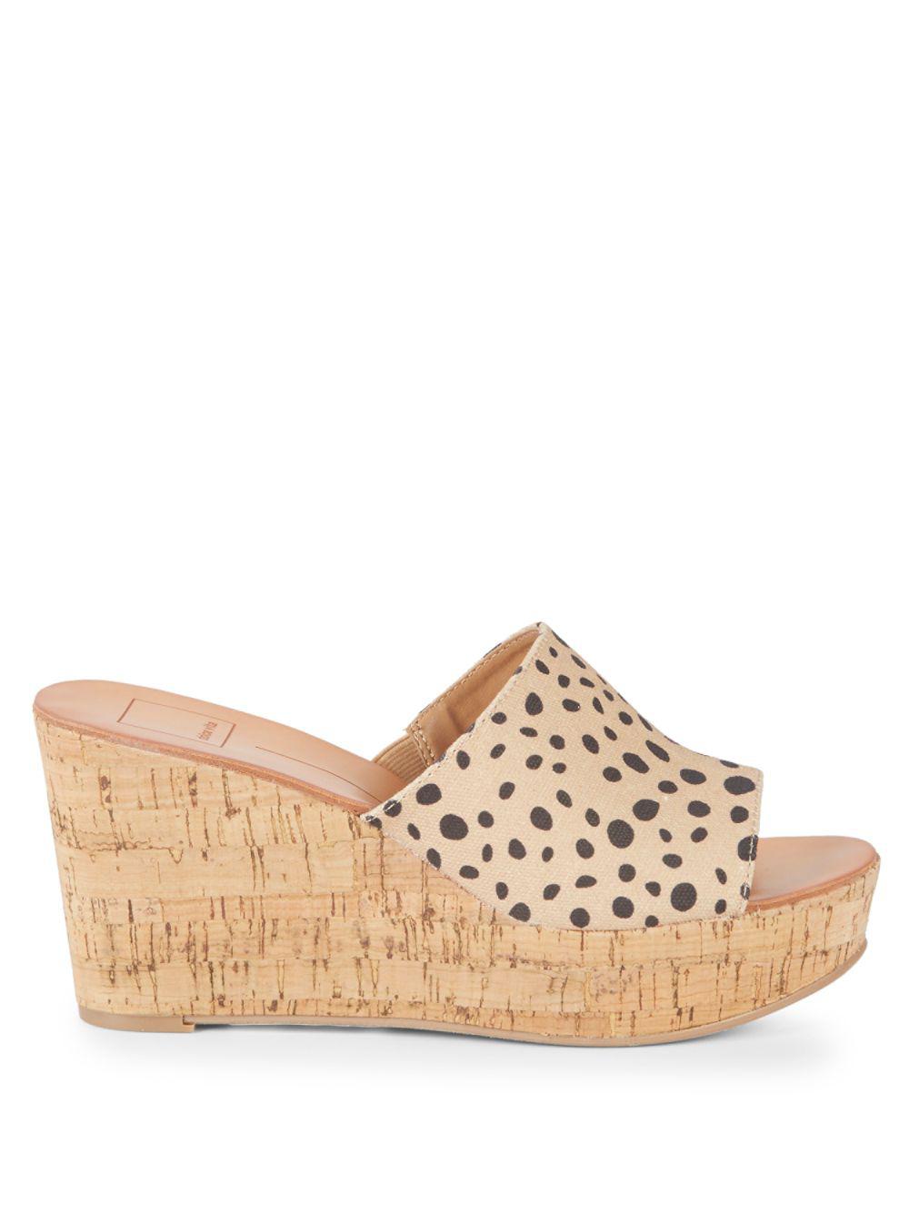 dolce vita leopard wedges