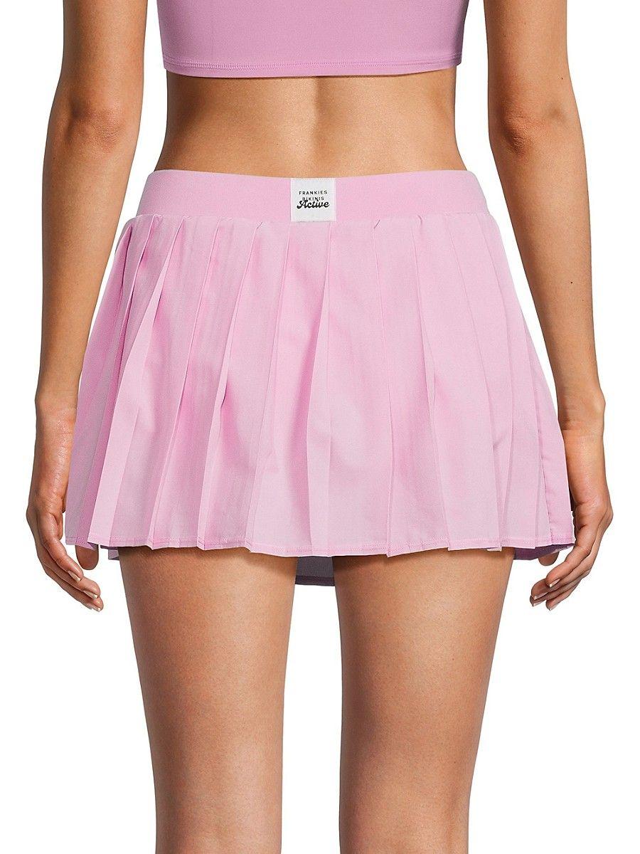 Victoria Pleated Skort Black