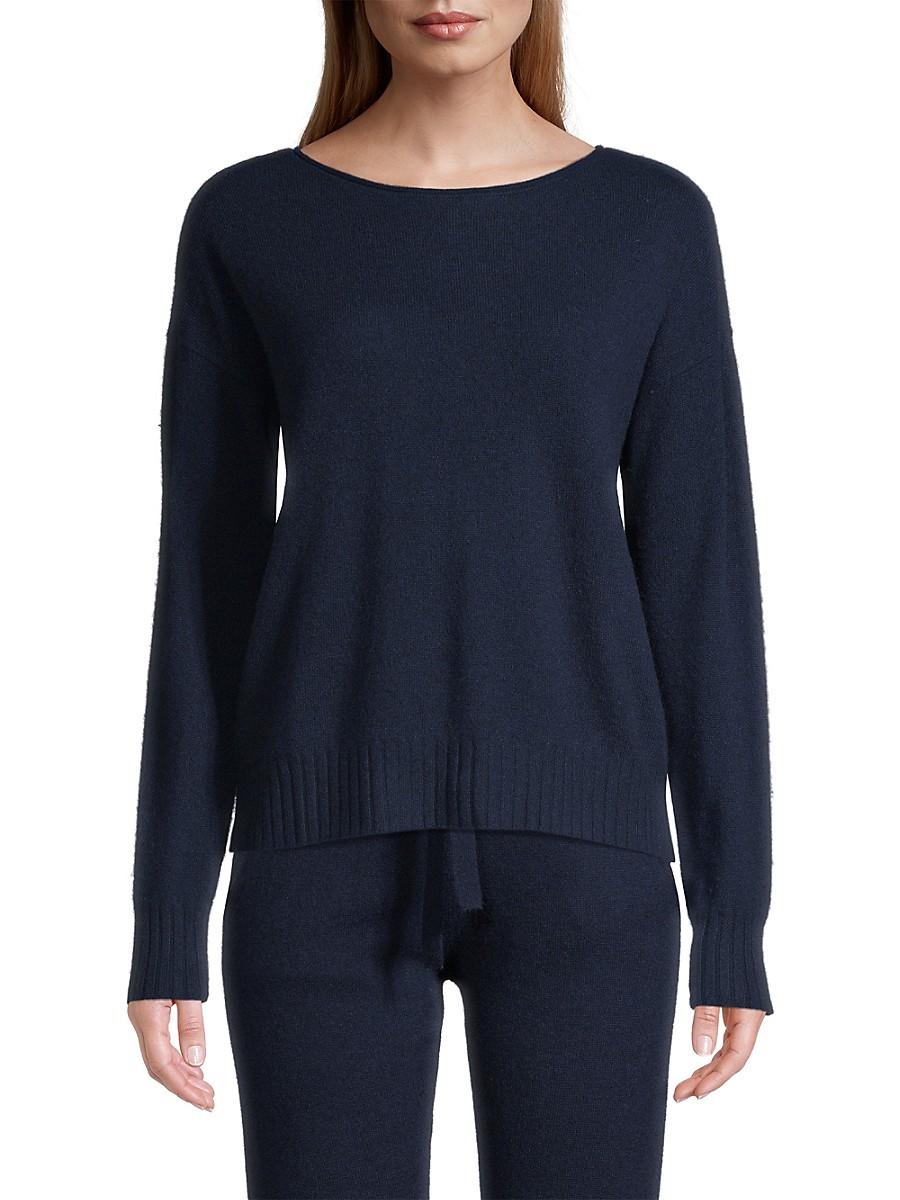 Temperley London Easy Cashmere Sweater in Navy