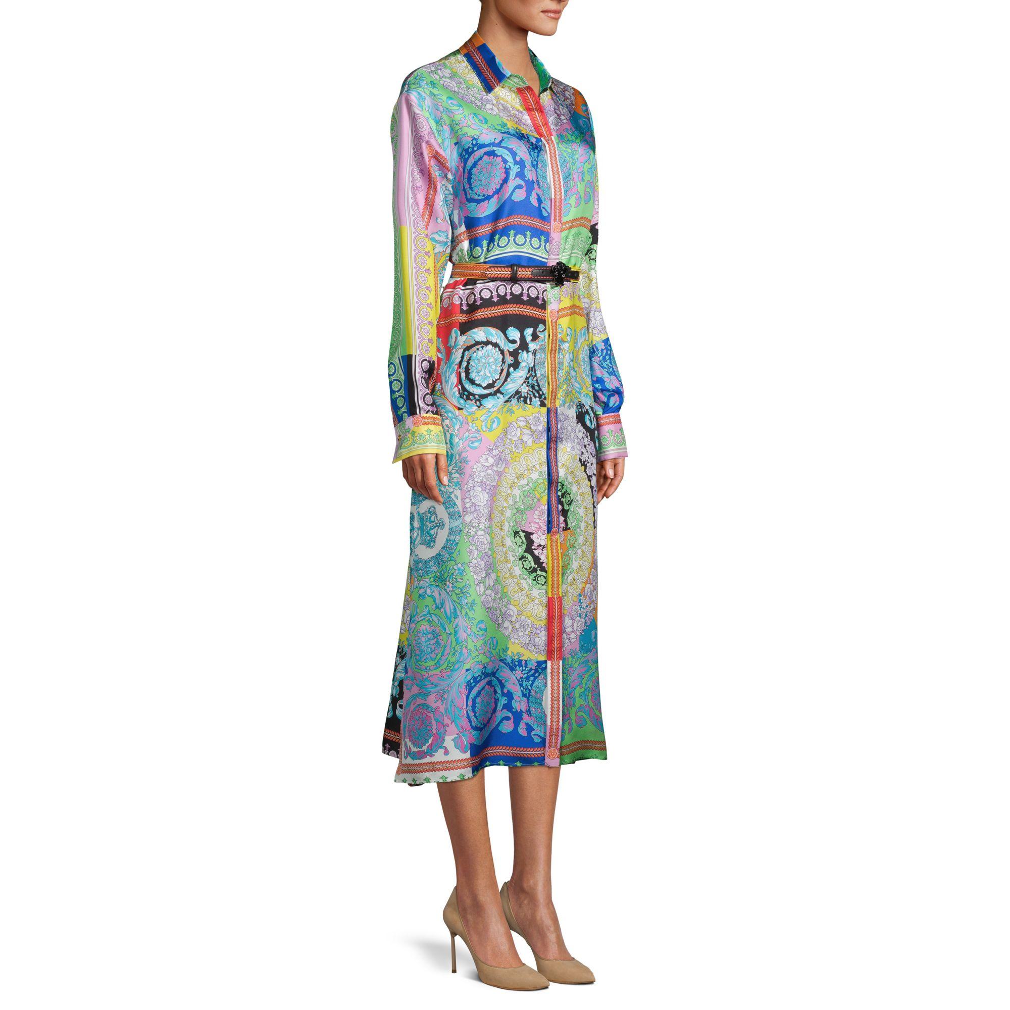 Silk versace shop dress