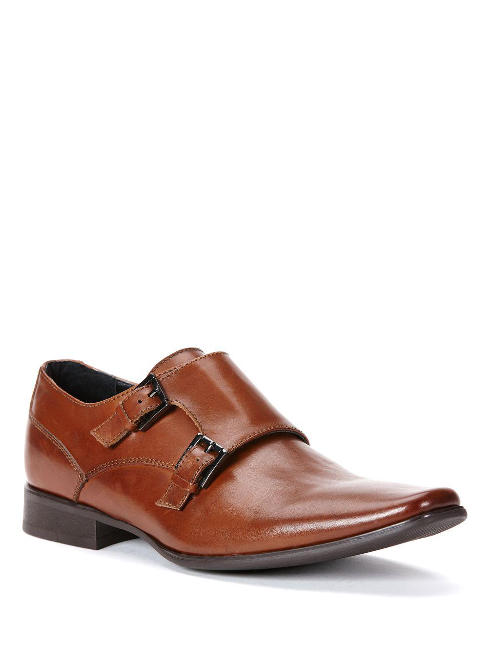 calvin klein double monk strap