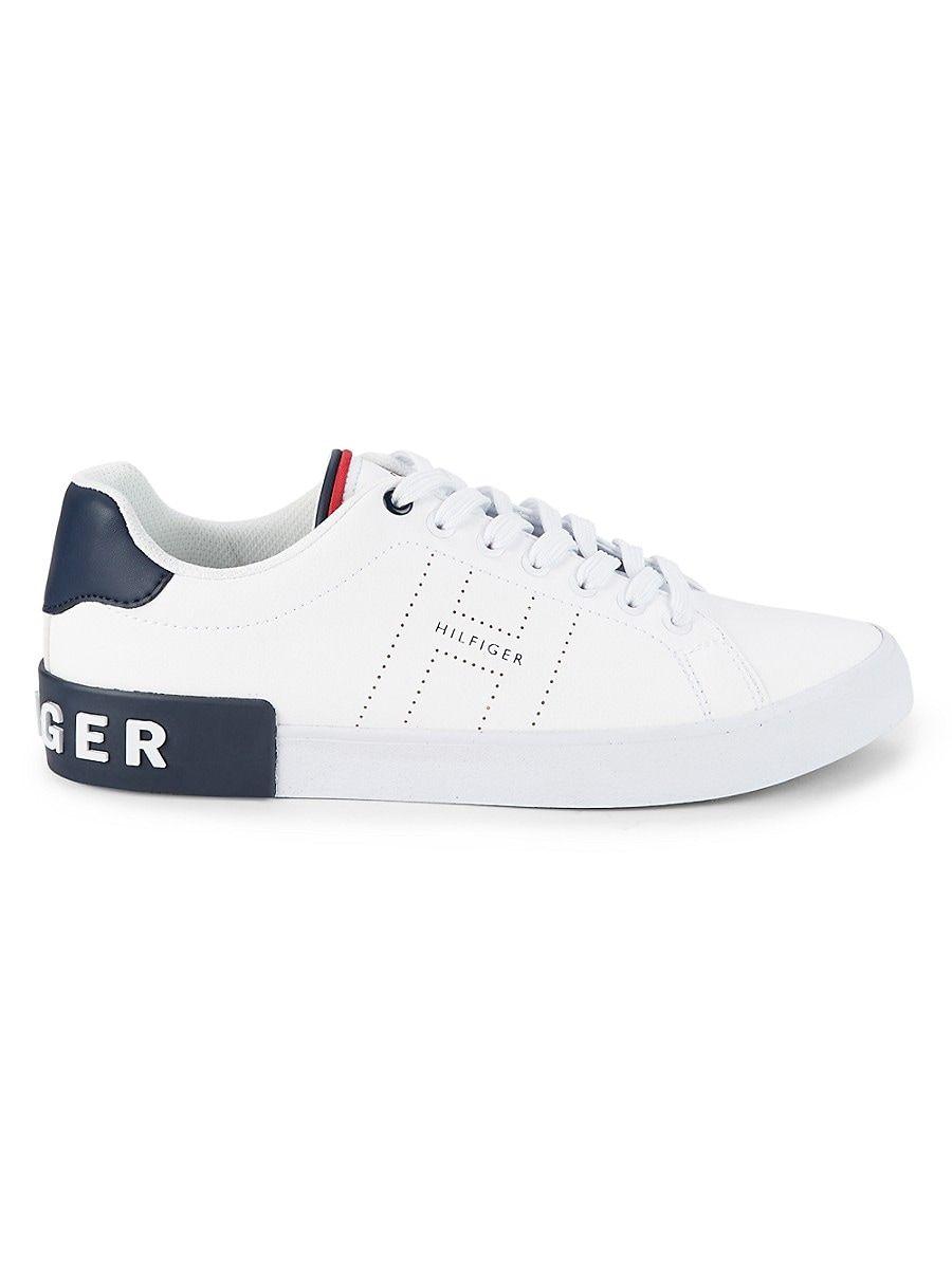 Tommy Hilfiger Logo Sneakers in White for Men | Lyst