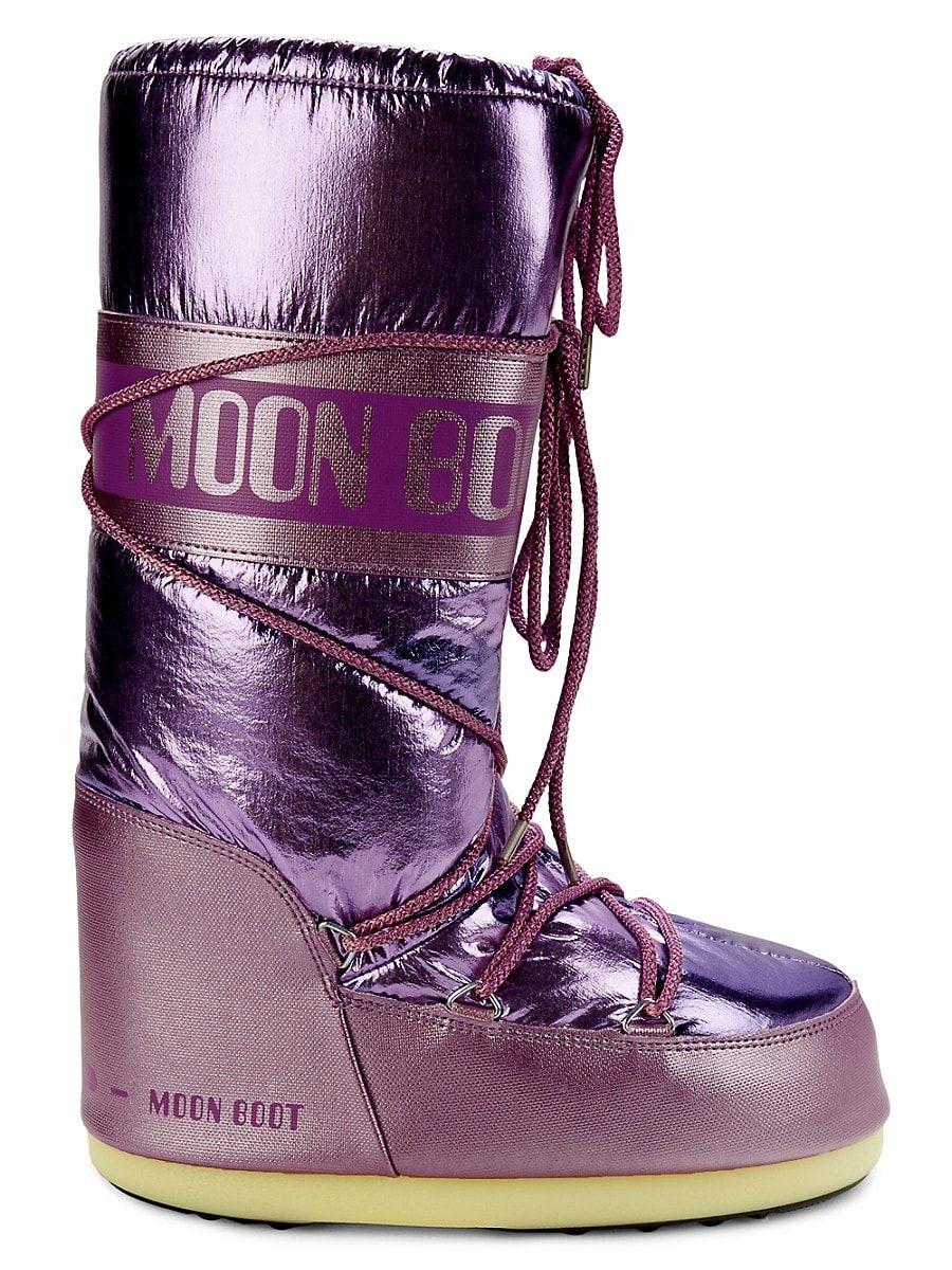 Kids Purple Sneaker Boots by Mou