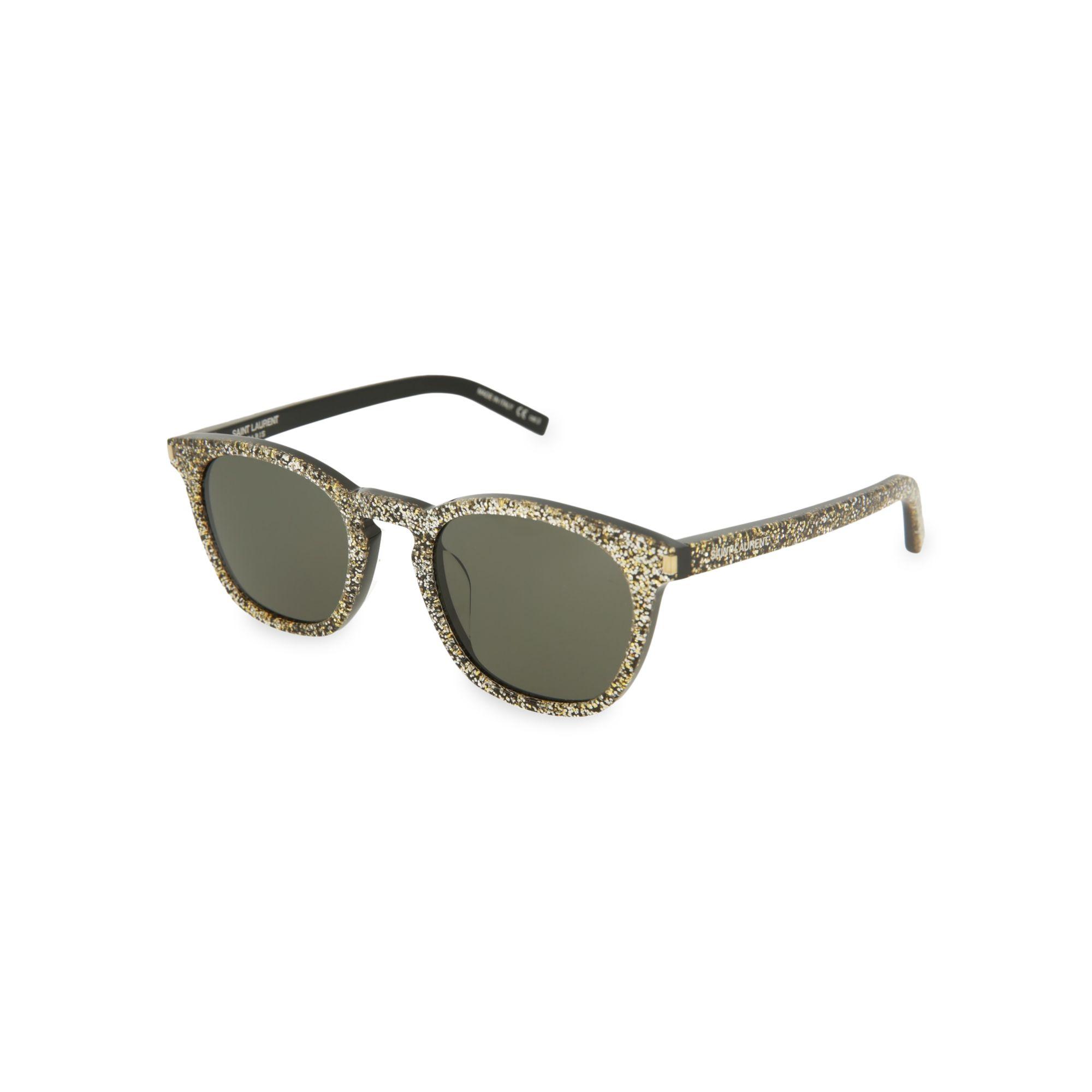 Womens Mens Accessories Mens Sunglasses Saint Laurent Unisex Sl436 49mm Sunglasses in Gold Metallic 
