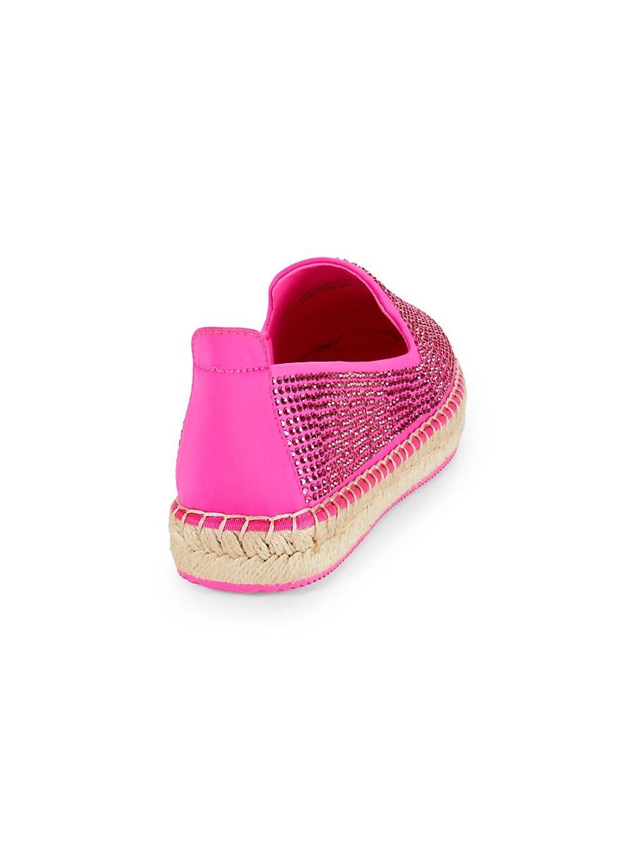 DKNY Embellished Cap Toe Espadrilles in Pink Lyst