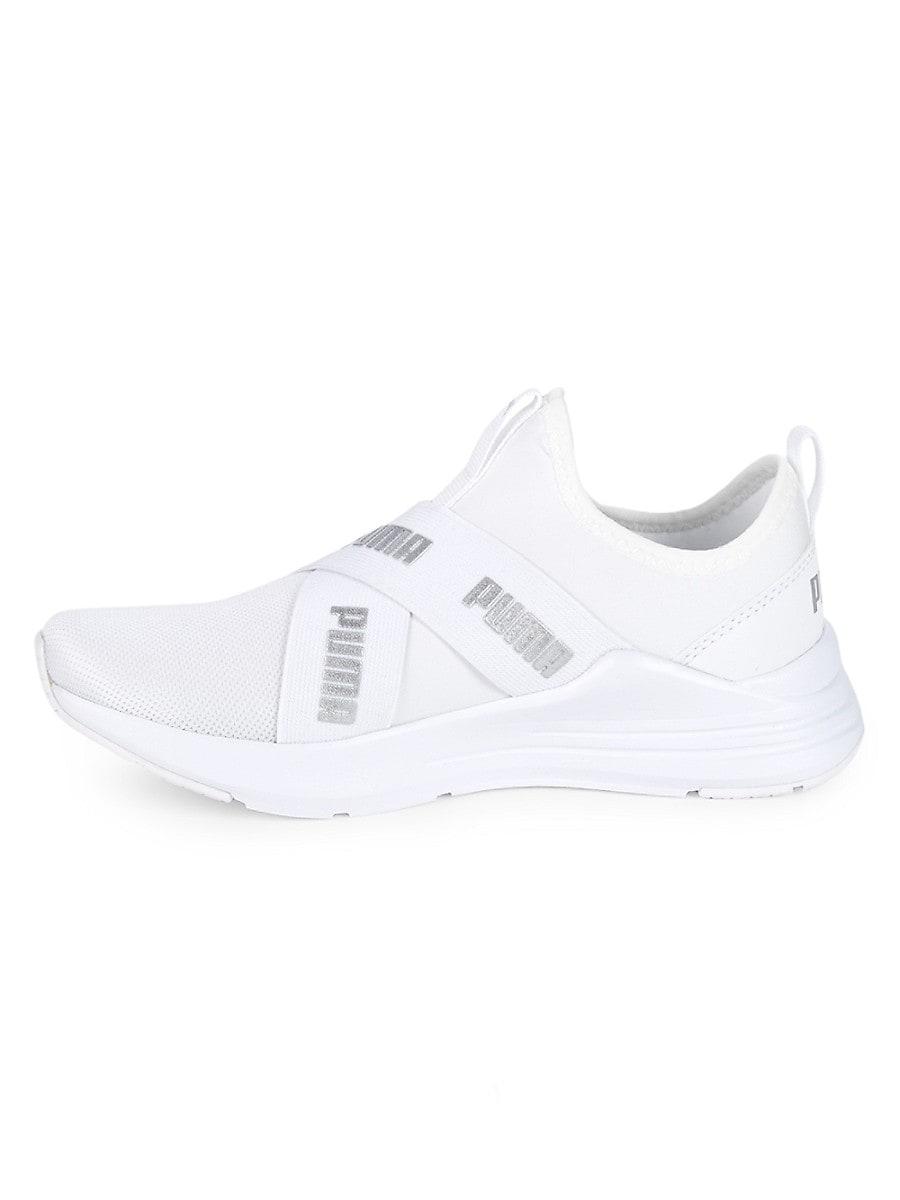 PUMA Wired Run Slip-on Sneakers in White - Lyst