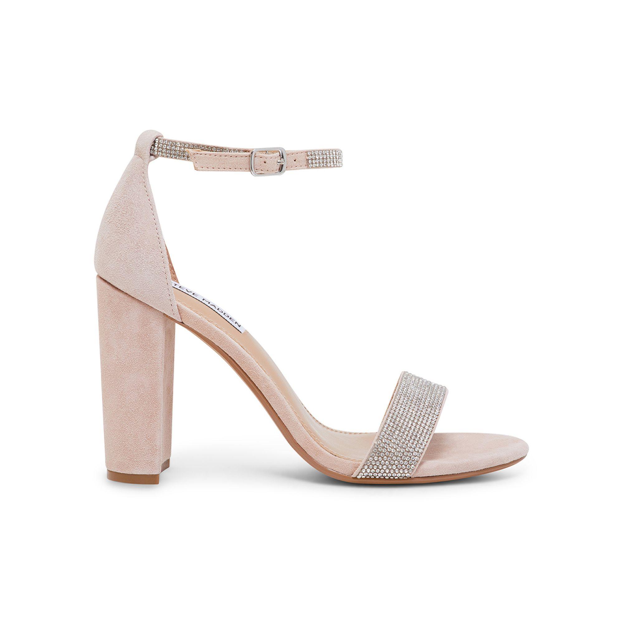 Steve Madden Kalina Embellished Suede Ankle-strap Sandals - Lyst