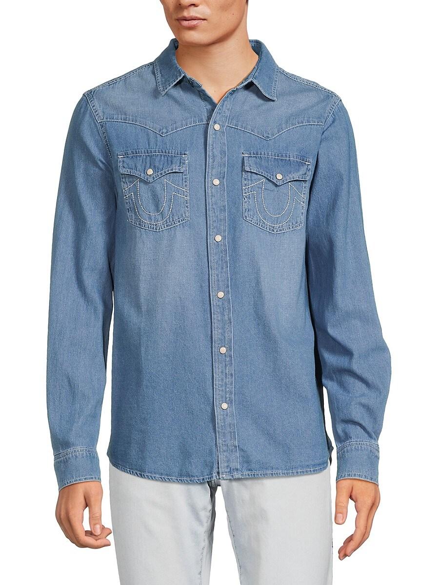 true religion denim shirt
