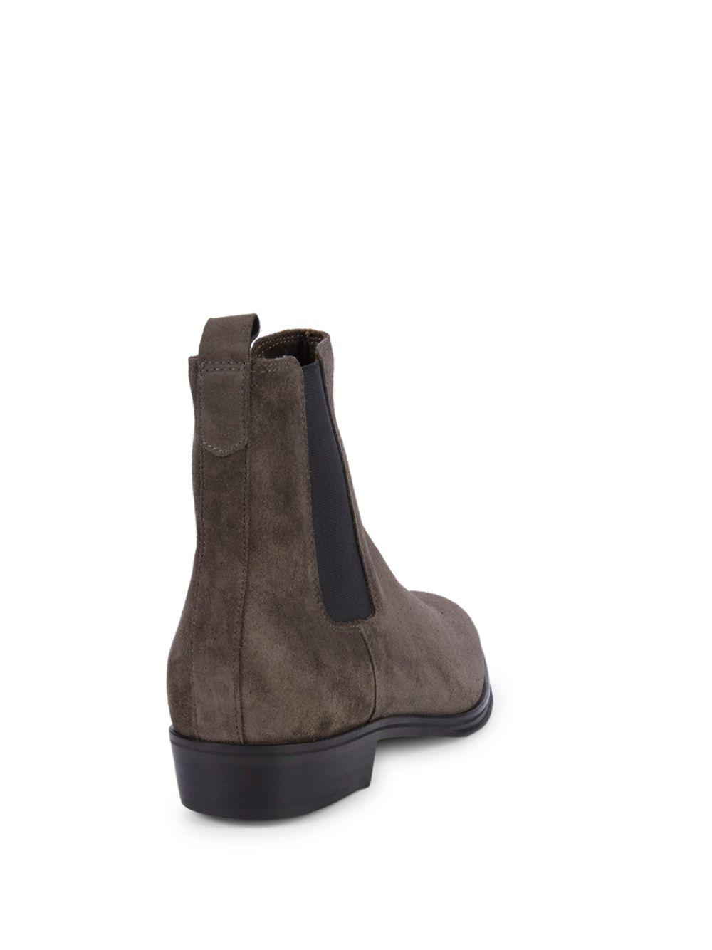 bruno magli leather chelsea boots