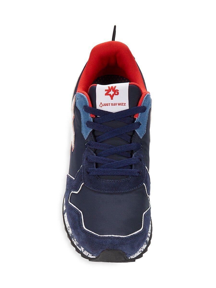 W6yz Jet Sawtooth Running Sneakers in Blue for Men | Lyst