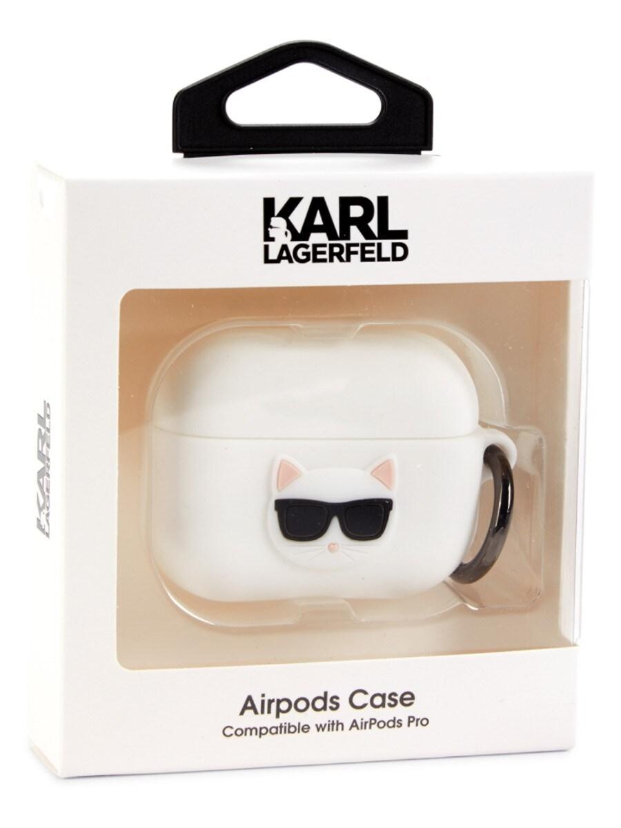 Karl Lagerfeld Choupette Airpod Pro Case - White | Lyst