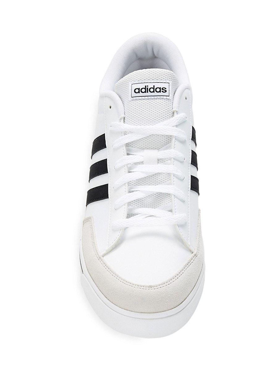 adidas Retrovulc Striped Sneakers in White for Men | Lyst