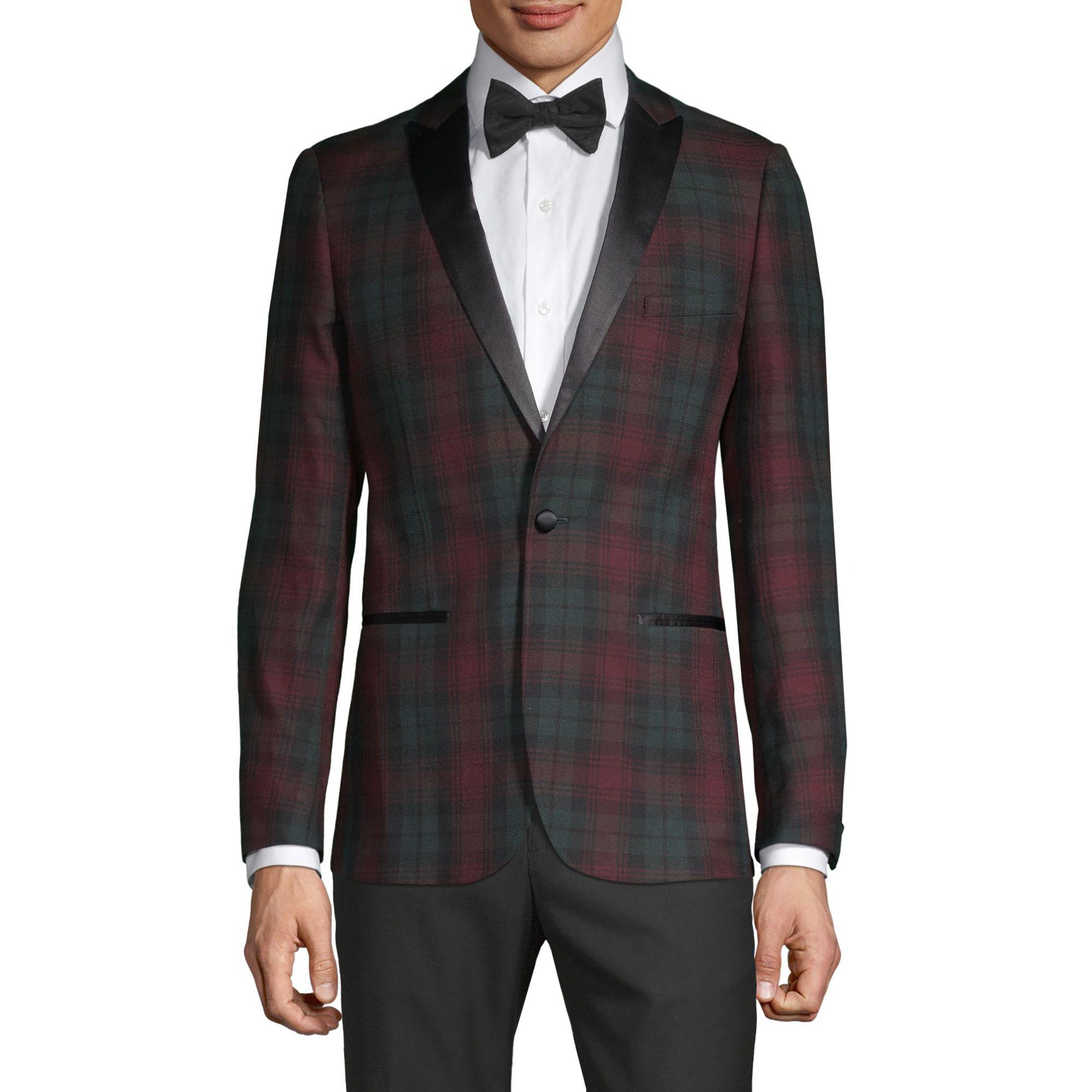 Paisley and Gray Plaid Dinner Jacket for Men - Lyst
