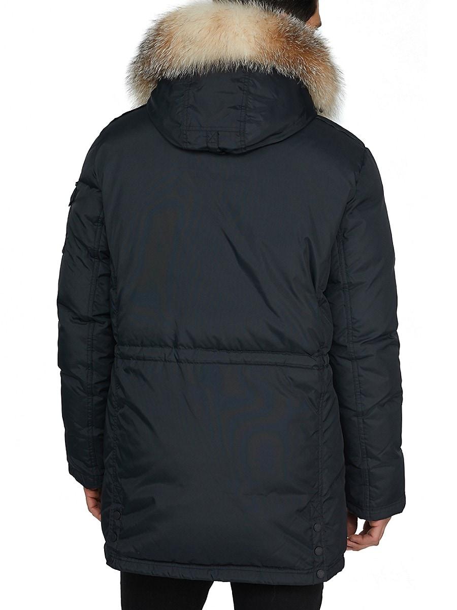 Pajar Mcbain 3-in-1 Systems Fox Fur-trim Parka in Black for Men | Lyst  Canada