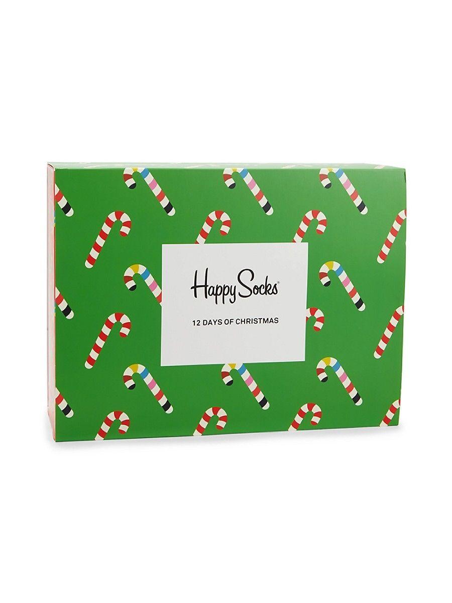Happy Socks 12 Days Of Christmas 12-pack Socks Gift Box in Red for Men |  Lyst