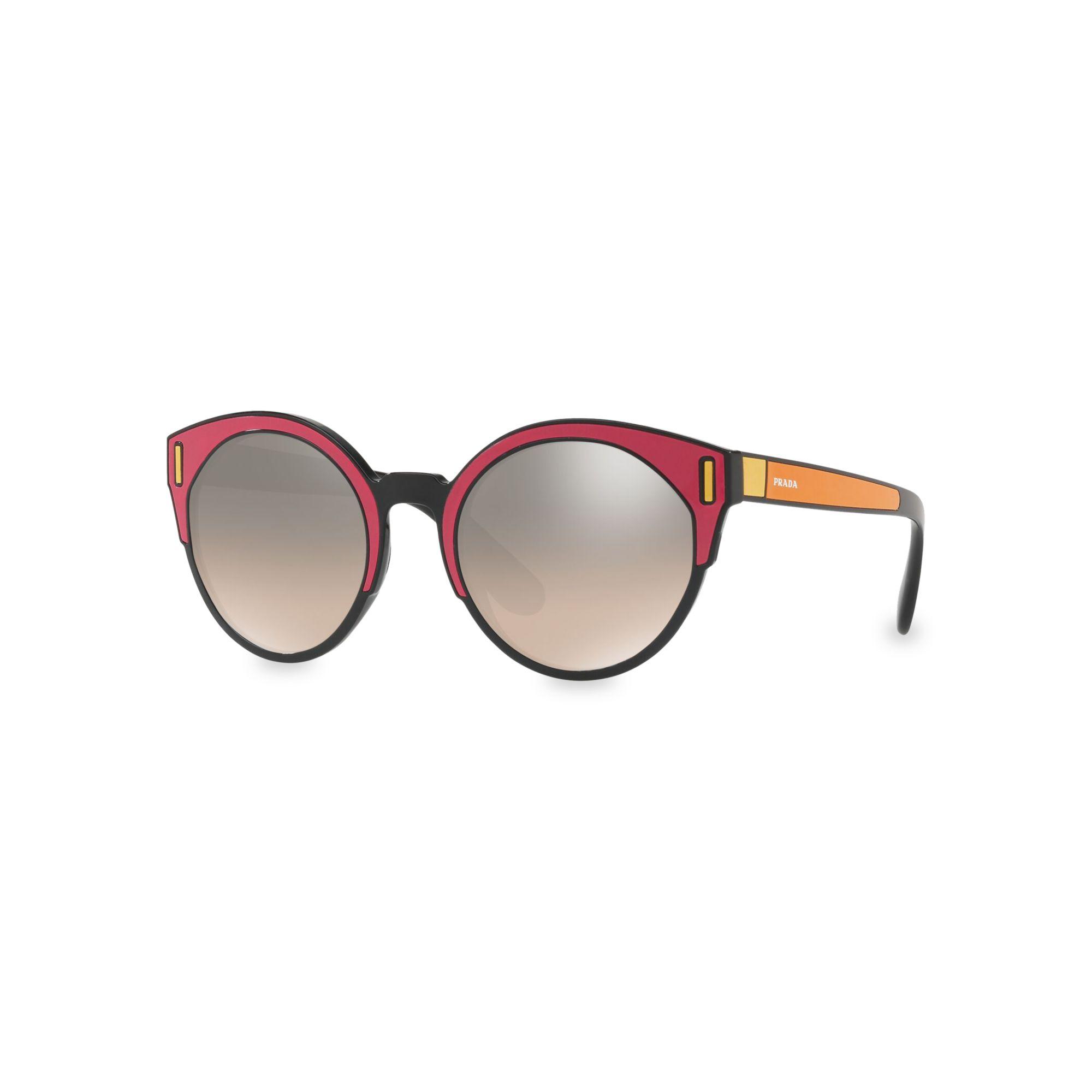 prada colorblock sunglasses