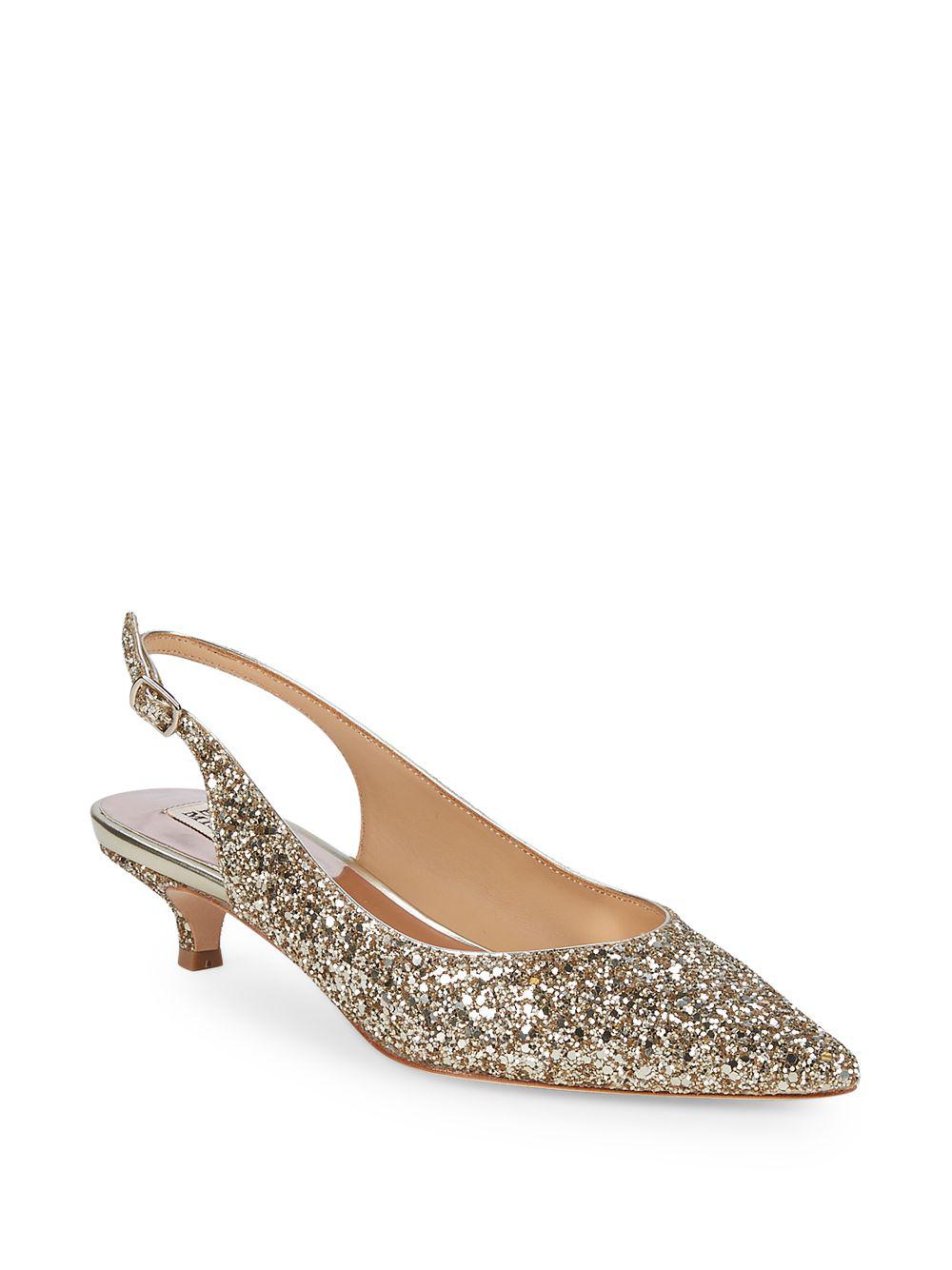badgley mischka sparkly heels