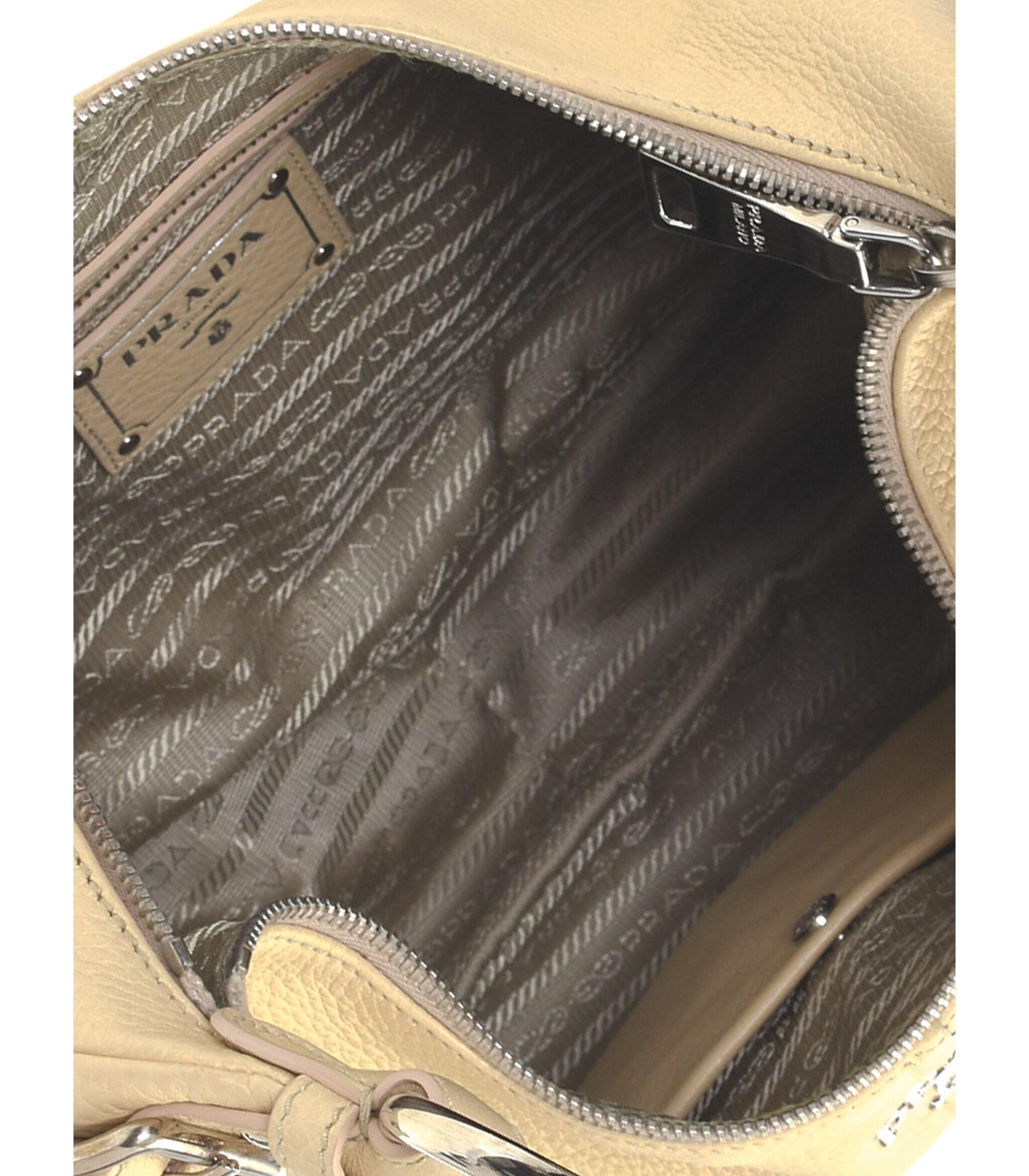 Top 47+ imagen prada eyes vitello daino hobo bag Abzlocal.mx