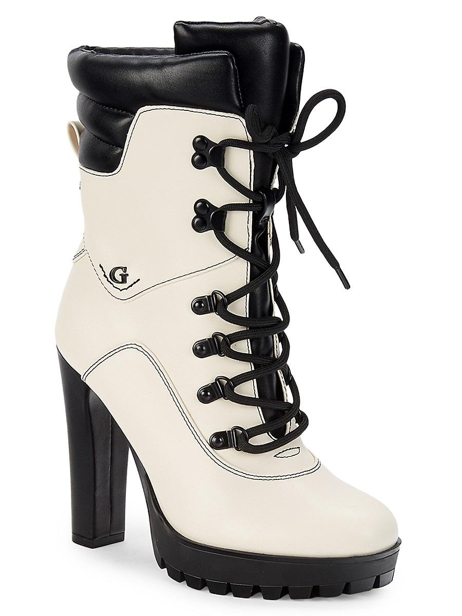guess platform booties