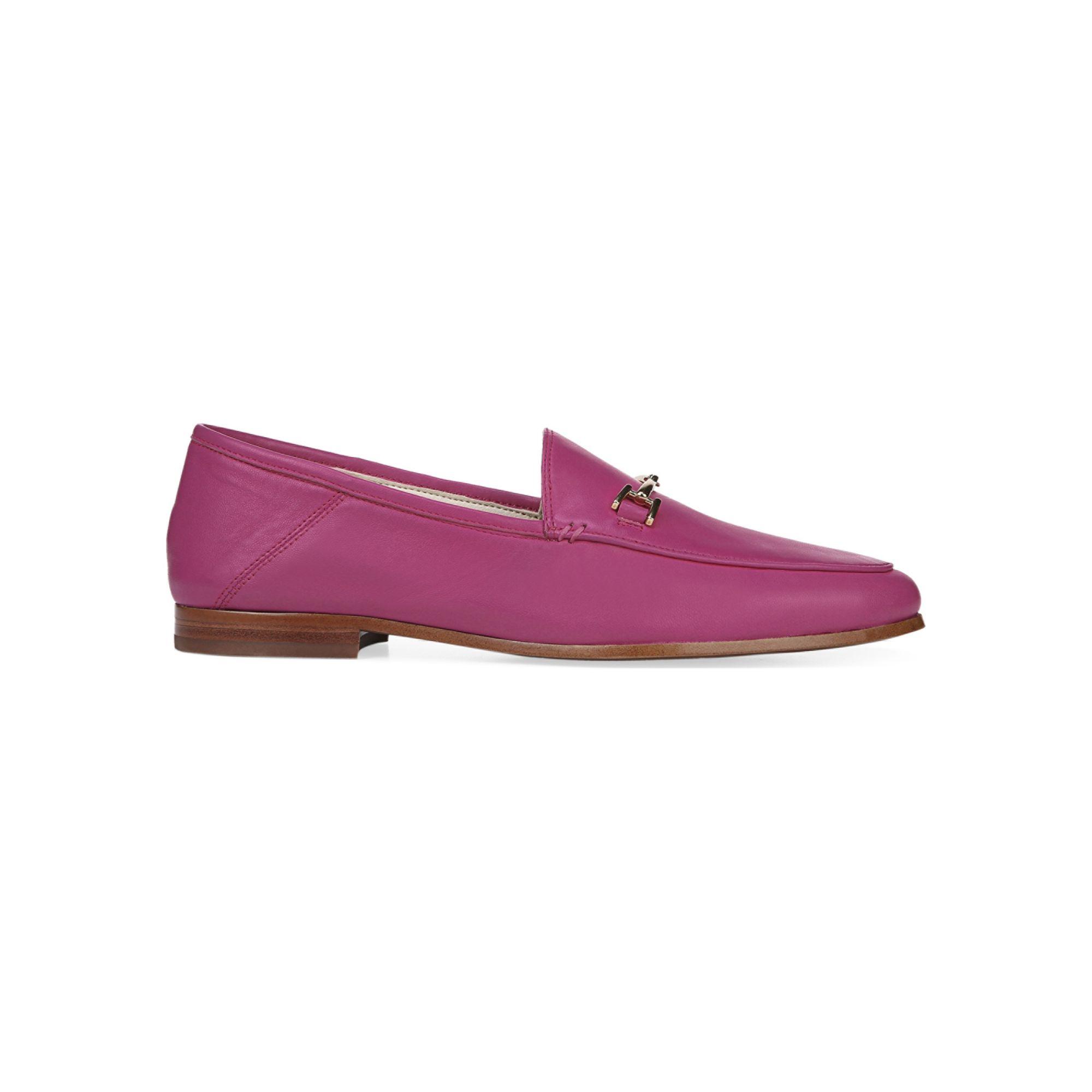 Sam Edelman Loraine Leather Loafers in Pink - Save 43% - Lyst