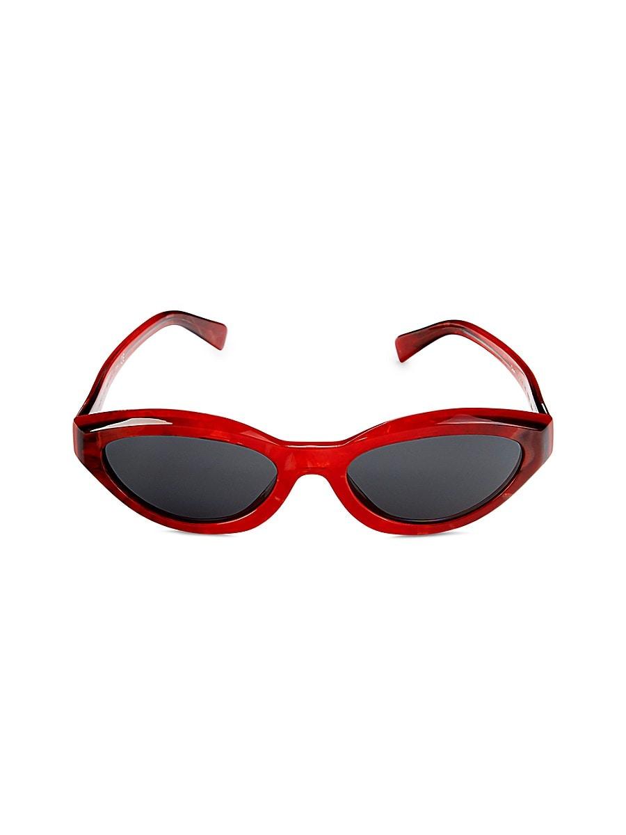 Alain Mikli Desir 54mm Cat Eye Sunglasses in Red Lyst UK