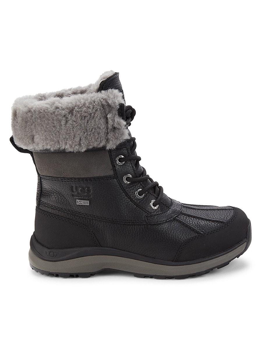 UGG Adirondack Faux Fur Boots in Black | Lyst Canada