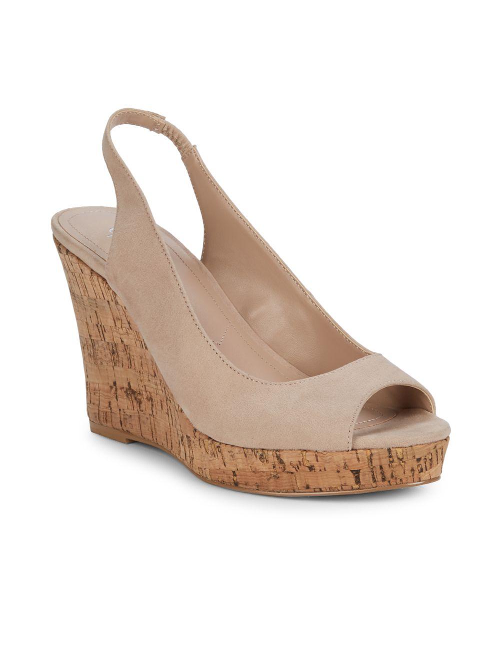 leandra slingback wedge