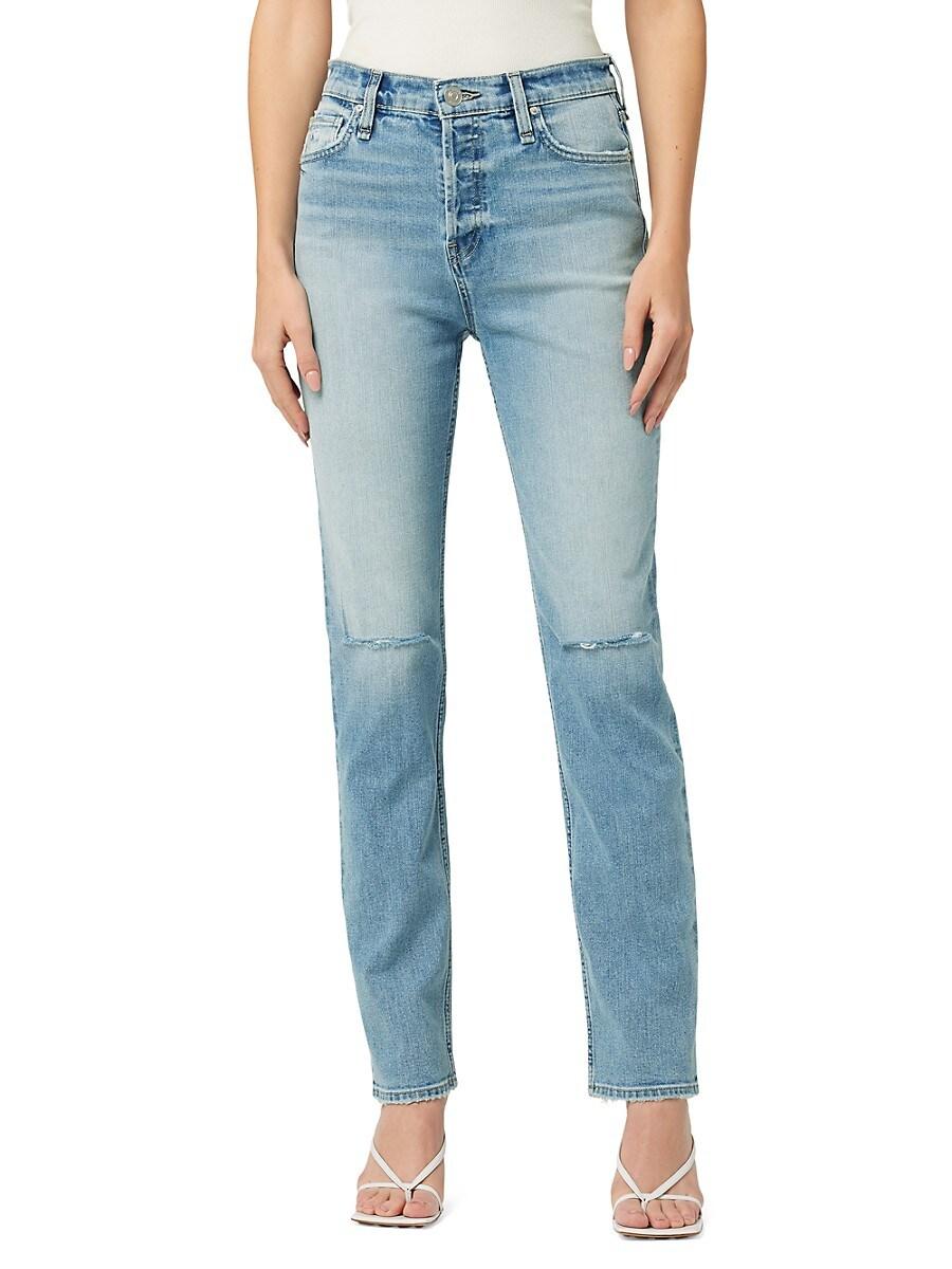 Hudson Holly High Rise Straight Jeans Outlet