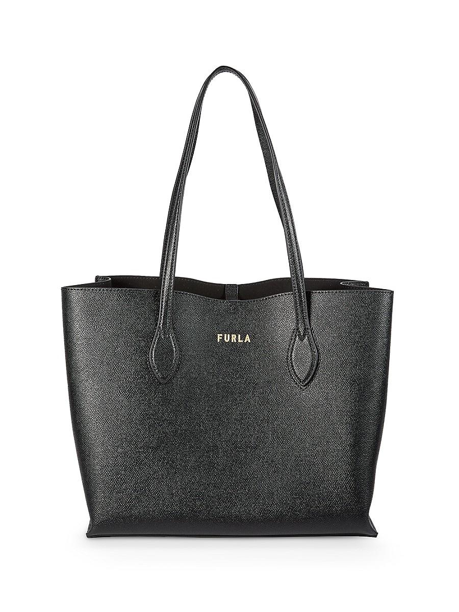 Furla leather tote hot sale