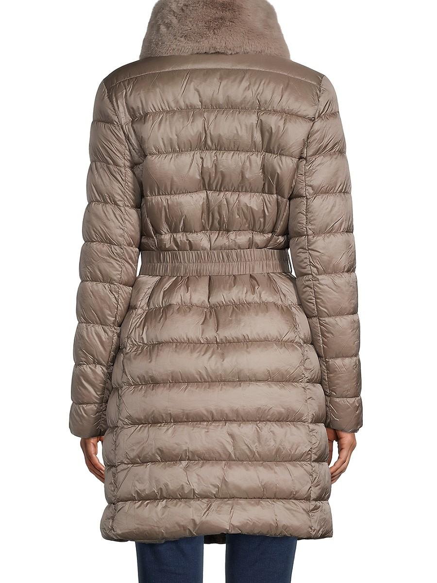 MICHAEL Michael Kors Faux Fur Longline 