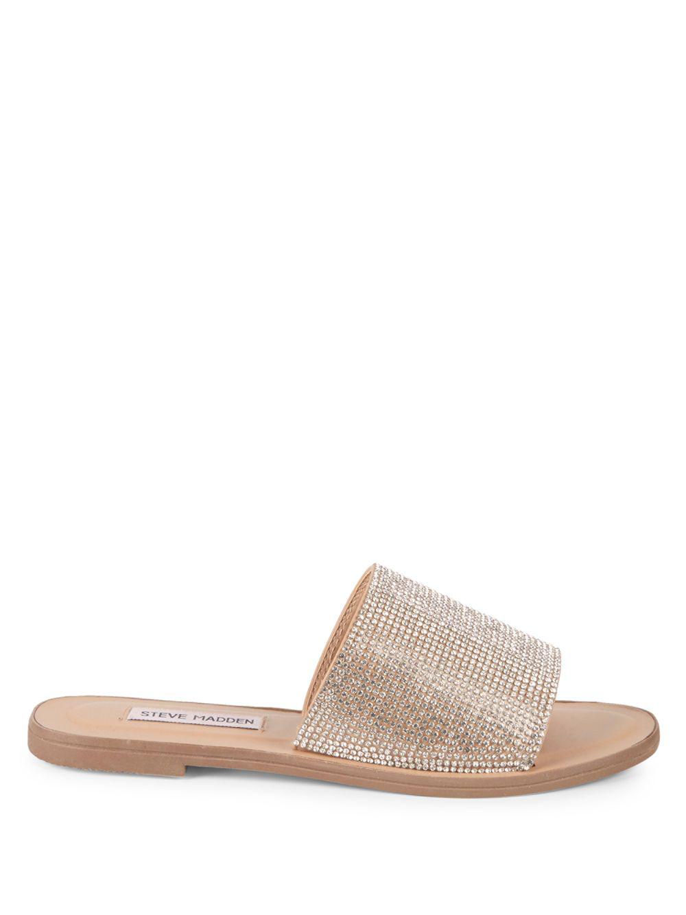 steve madden embellished slides