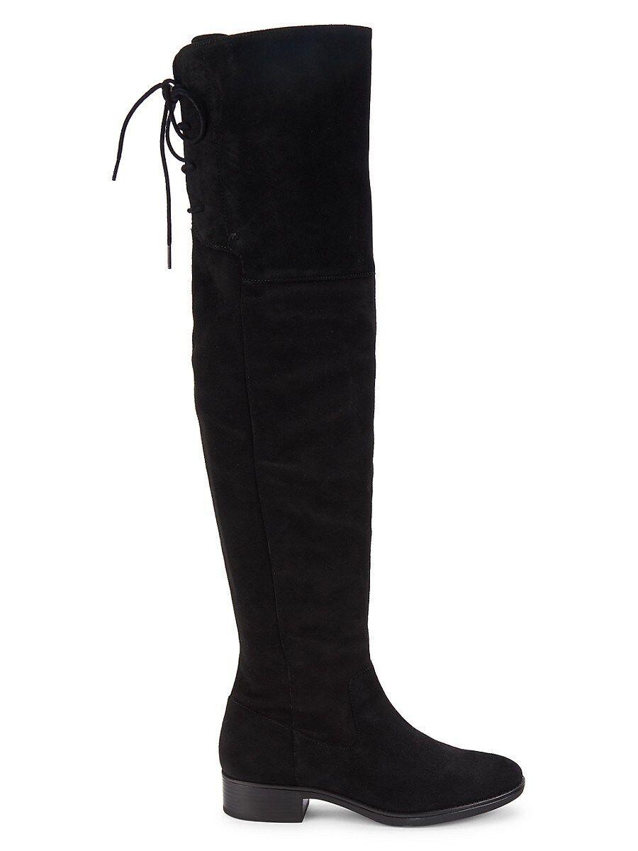geox black knee high boots