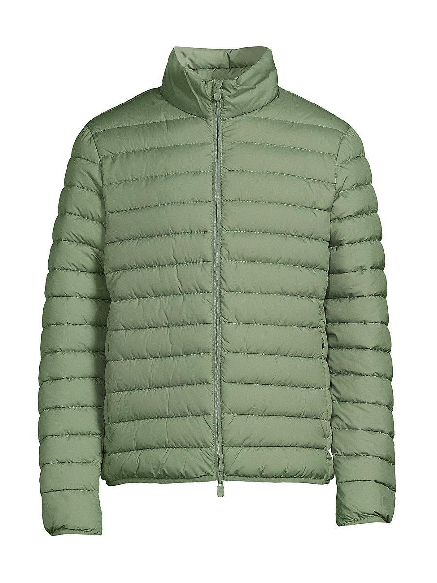 Save The Duck Lewis Puffer Jacket in Green for Men | Lyst