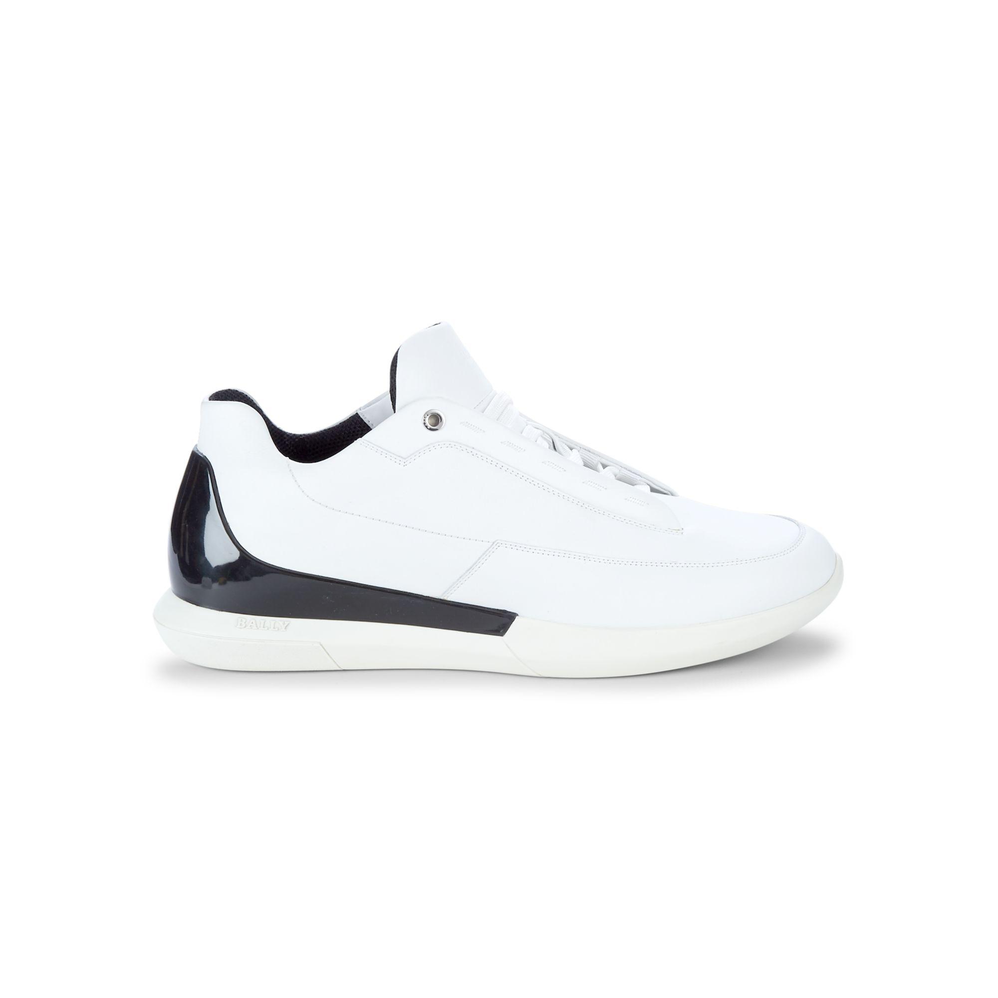 mens leather runners
