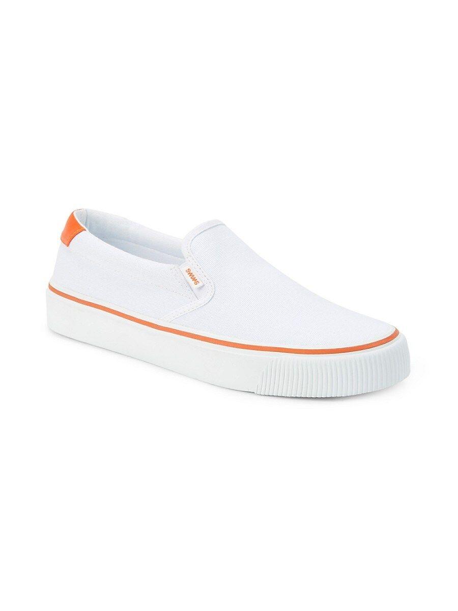 Swims Weekender Canvas Slip On Sneakers in White for Men